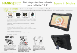 Hannspree Rugged Tablet Protection Case 13.3 Manuel utilisateur