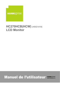 Hannspree HC 270 HCB Manuel utilisateur