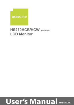 Hannspree HS 270 HCW Manuel utilisateur