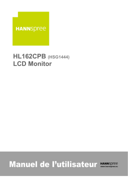 Hannspree HL 162 CPB Manuel utilisateur