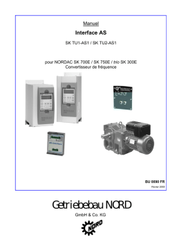 NORD Drivesystems NORDAC PRO - SK 500E - Frequency Inverter Manuel utilisateur