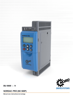 NORD Drivesystems NORDAC PRO - SK 500P - Frequency Inverter Manuel utilisateur