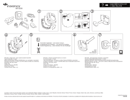 Inovonics EE1223S Single-Button Water-Resistant Pendant Guide d'installation