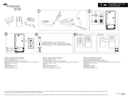 Inovonics EE1233S Single-Button Necklace Pendant Guide d'installation