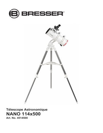 Bresser 4514500 NANO NT-114/500 Telescope Manuel du propriétaire | Fixfr
