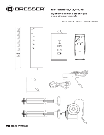 F004517 | F004516 | Bresser F004519 EBS-6 Background System Manuel du propriétaire | Fixfr