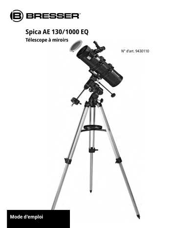 Bresser 9430110 Spica 130/1000 EQ reflector telescope set Manuel du propriétaire | Fixfr