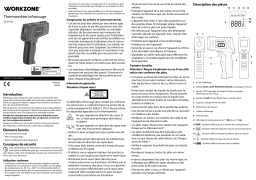 Workzone GT-IFT-01 Moisture Sensor / Infrared Thermometer Manuel utilisateur