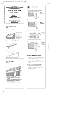 Aldes EA/EAO Installation manuel