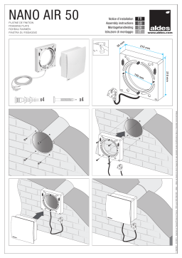 Aldes NANO AIR 50 Installation manuel