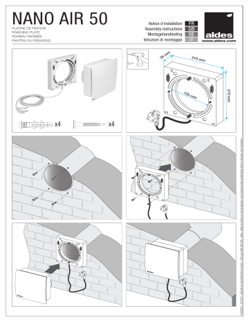 Aldes NANO AIR 50 Installation manuel | Fixfr