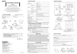 Hakko FG-460 Manuel utilisateur