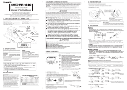 Hakko FR-810 Manuel utilisateur