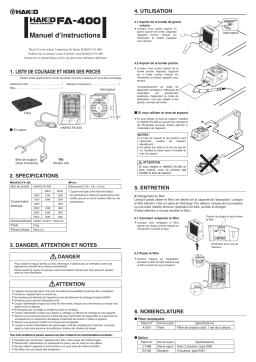 Hakko FA-400 Manuel utilisateur