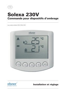 elsner elektronik Solexa 230 V Manuel utilisateur