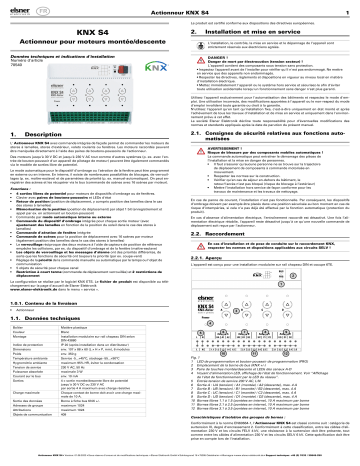 elsner elektronik KNX S4 Manuel utilisateur | Fixfr