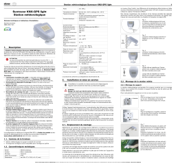 elsner elektronik Suntracer KNX-GPS light 230 V Manuel utilisateur