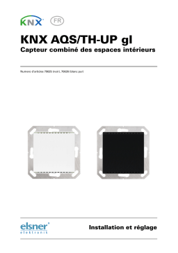 elsner elektronik KNX AQS/TH-UP gl Manuel utilisateur