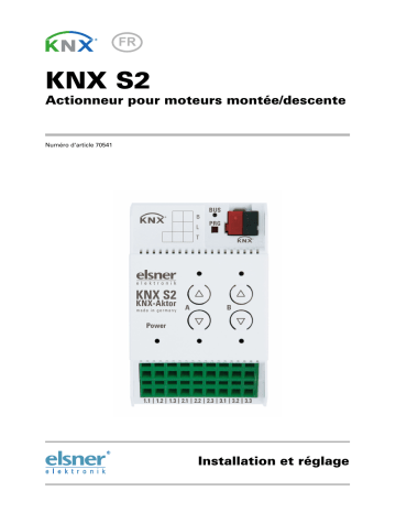 elsner elektronik KNX S2 Manuel utilisateur | Fixfr