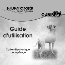 Num'axes CANIBEEP RADIO Manuel utilisateur