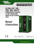 Thermal Dynamics ULTRA-CUT 100, 200, 300, 400 XT&trade; Mode d'emploi