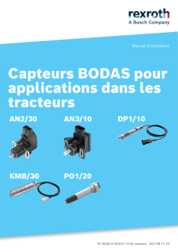 Bosch Rexroth RF95292-01-B Capteurs BODAS pour applications dans les tracteurs Manuel utilisateur