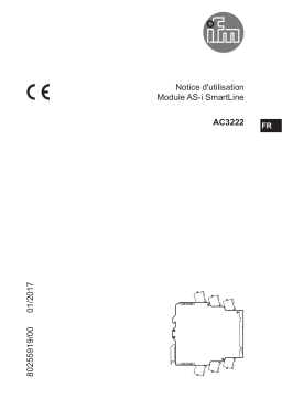 IFM AC3222 AS-Interface control cabinet module Mode d'emploi