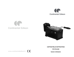 CONTINENTAL EDISON CEFR3DTBLK Manuel utilisateur