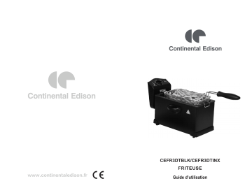 CEFR3DTINX | CONTINENTAL EDISON CEFR3DTBLK Manuel utilisateur | Fixfr