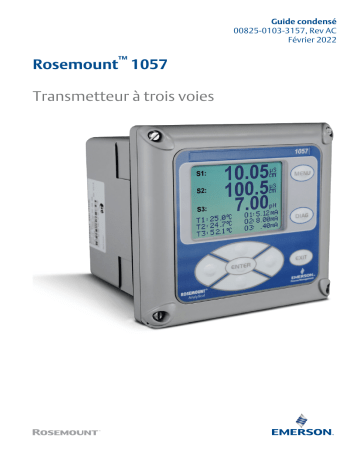 Rosemount 1057 Mode d'emploi | Fixfr
