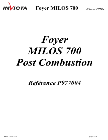 Invicta 700 Milos Flue-valve spécification | Fixfr