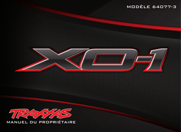 Traxxas XO-1 Manuel utilisateur | Fixfr