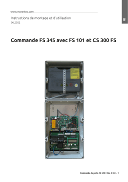 Marantec FS 345 Manuel du propriétaire