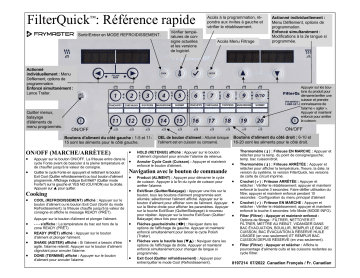 Frymaster FilterQuick Guide de référence | Fixfr