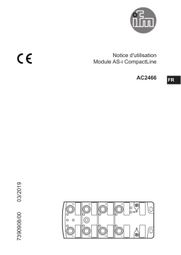 IFM AC2466 AS-Interface CompactLine module Mode d'emploi