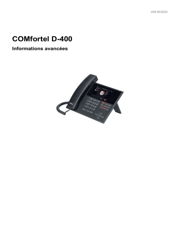 Auerswald COMfortel® D-400 Phone Manuel utilisateur | Fixfr