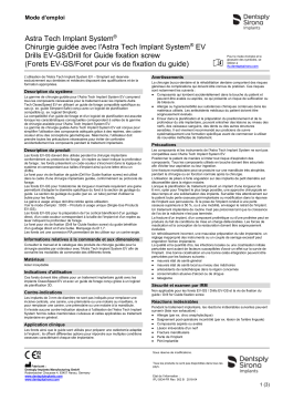 Dentsply Sirona ATIS Guided Surgery Mode d'emploi