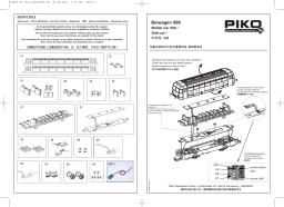 PIKO 40680 N BR998 Trailer DB IV Manuel utilisateur