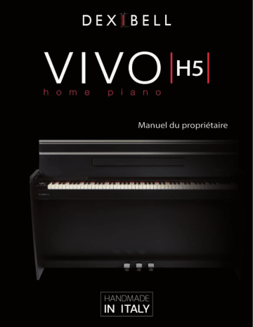 Dexibell VIVO H5 Home Piano Manuel du propriétaire | Fixfr