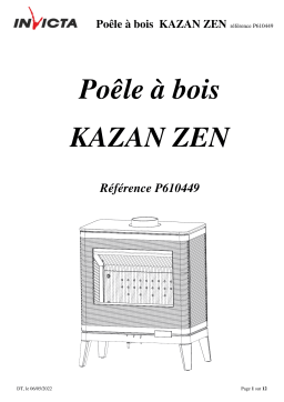 Invicta Kazan Zen Cast Iron Stove spécification