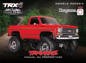 Traxxas TRX-4 K10 Pickup Manuel utilisateur | Fixfr