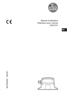 IFM MVQ101 Position sensor for valve actuator Manuel du propriétaire