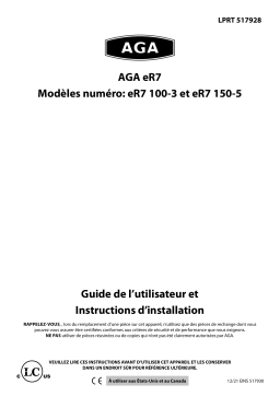 AGA eR7 100-3 150-5 [USA-FR] Manuel du propriétaire