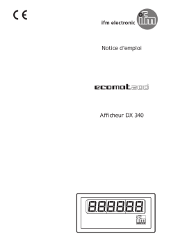 IFM E89103 Digital display Guide d'installation