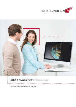 Dentsply Sirona SICAT FUNCTION Version 2.0.20 Mode d'emploi