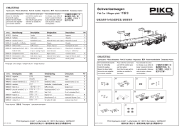 PIKO 40701 N Flatcar Slmmps Volker VI Manuel utilisateur