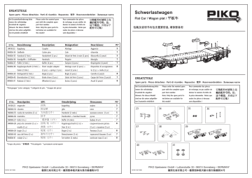 PIKO 40701 N Flatcar Slmmps Volker VI Manuel utilisateur | Fixfr