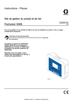 Graco 332931D, ProControl 1KE Kits for Management of Fluid and Air Mode d'emploi