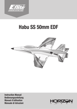 E-flite EFL02375 Habu SS (Super Sport) 50mm EDF PNP Manuel du propriétaire