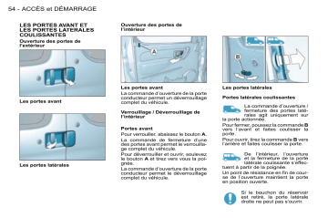 CITROEN BERLINGO 01/08/2008 - 28/02/2009 Manuel du propriétaire | Fixfr